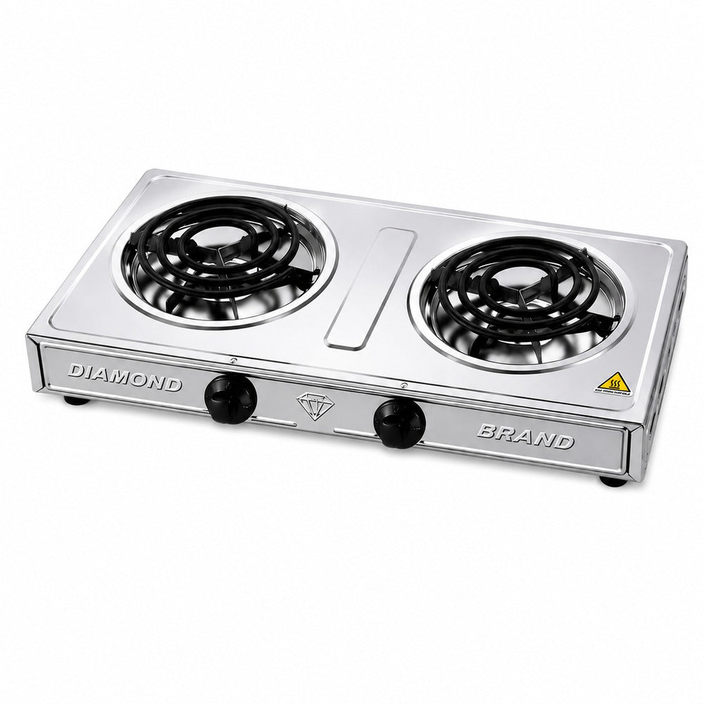 Diamond Brand Stainless Steel Double Spiral Electric Stove