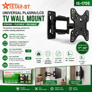 iStar-ST IS-1705 Full-Motion TV Wall Mount 17–42 Inch