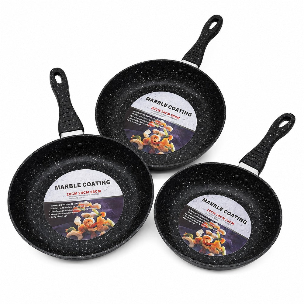 Condere Home MLH-256312 3-Piece Non-Stick Fry Pan Set
