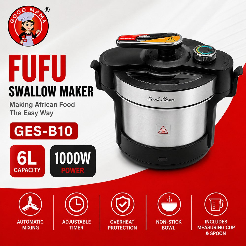 Good Mama GES-B10 6L Fufu Swallow Maker - 1000W