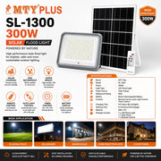 MTY Plus SL-1300 300W Solar LED Flood Light