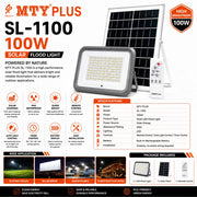 MTY Plus SL-1100 100W Solar LED Flood Light